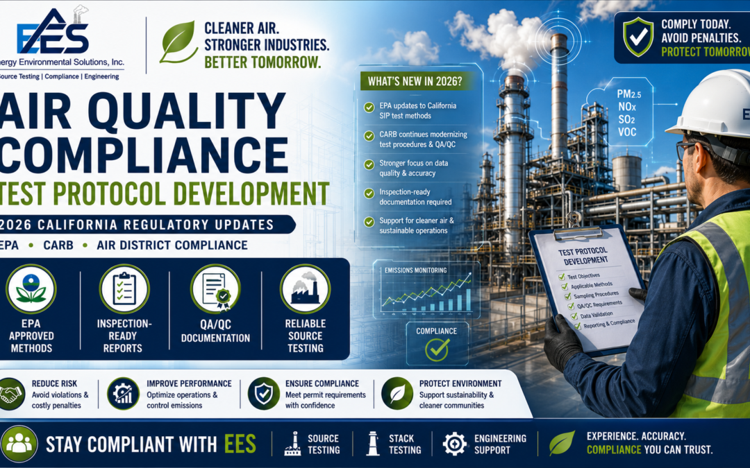 Air Quality Compliance Test Protocol Development in California | Energy Environmental Solutions, Inc.