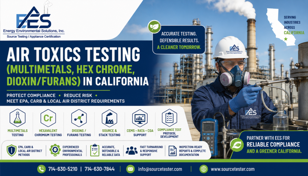 Air Toxics Testing in California