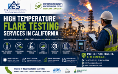 High Temperature Flare Testing Services in California | Energy Environmental Solutions, Inc.