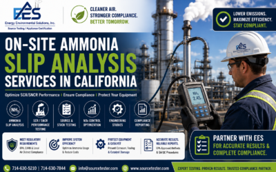 On-Site Ammonia Slip Analysis Services in California | Energy Environmental Solutions, Inc.