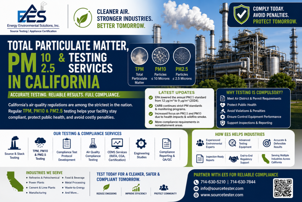 Particulate Matter Testing Company