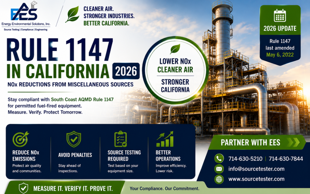 Rule 1147 California 2026 | NOx Testing & Compliance Services | Source Tester | EES