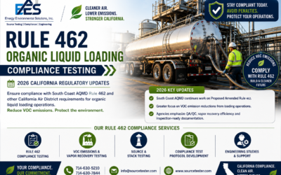 Rule 462 Organic Liquid Loading Compliance Testing in California | VOC Emissions Testing | Energy Environmental Solutions, Inc.